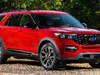 Czerwony, Ford Explorer ST