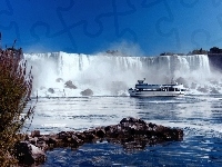 Statek, Wodospad, Niagara, Kanada