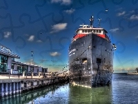 Port, Statek, Ptaki
