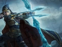 League Of Legends, Ashe, Łuk, Łuczniczka, Gra, Lodowa, Strzały