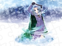 suknia, Fate Stay Night, dziewczyna, wir