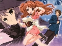 gorset, Suzumiya Haruhi No Yuuutsu, biała bluzka