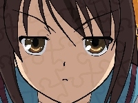 Suzumiya Haruhi No Yuuutsu, wyraz twarzy