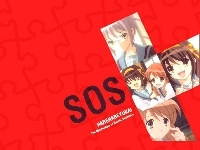 Suzumiya Haruhi No Yuuutsu, twarze