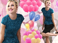 Balony, Kolorowe, Candice Swanepoel