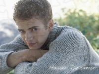 sweterek, Hayden Christensen, blond włosy