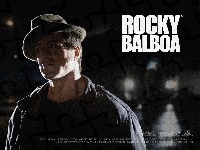 Sylvester Stallone, Rocky Balboa, kapelusz, noc