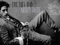 szary, Adrien Brody, garnitur