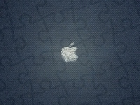 Szary, Apple, Logo, Metal