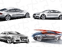 Szkic, Audi A7, Prototyp