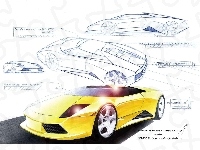 Projekt, Szkic, Lamborghini Murcielago