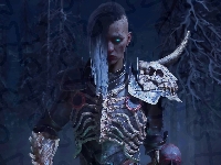 Szkielet, Róg, Pancerz, Diablo IV, Postać, Mężczyzna, Gra, Necromancer