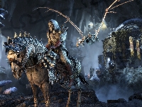 Szkielet, The Elder Scrolls Online Morrowind, Gra, Jeździec, Smoka, Koń