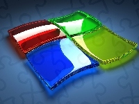 Logo, Szklane, Windows