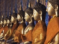 Złote, Tajlandia, Posągi