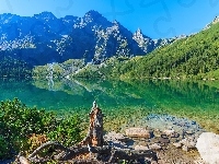 Mięguszowieckie Szczyty, Kamienie, Polska, Jezioro Morskie Oko, Góry Tatry