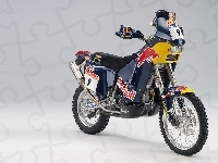 Team, KTM 660 Adventure, Red Bull