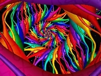 Spirala, Tęczowa, Grafika