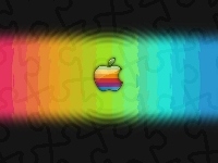 Tęczowe, Apple, Kolorowe, Kręgi, Logo