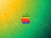 Logo, Tęczowe, Apple