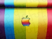 Paski, Tęczowe, Apple
