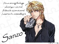 tekst, Saiyuki, postać, pistolet