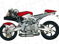 Futurystyczny, Tesi 3D, 2D, Bimota, Naked, Motor