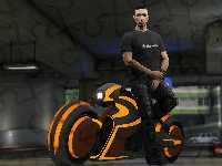 Motocykl, Gra, Grand Theft Auto V, Postać