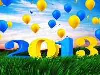 Trawa, Balony, Nowy Rok 2013