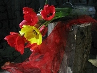 Bukiet, Tulipany, Kompozycja