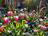 Grafika AI, Kwiaty, Tulipany