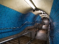 Schody, Tunel, Poręcze