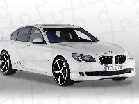 AC, Tuning, Biała, BMW seria 7 F01, Schnitzer