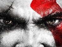 Twarz, God Of War, Kratos, Blizna