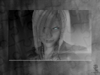 oczy, twarz, facet, Ff 7 Advent Children, osoba