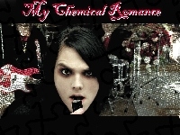 twarz kobiety , My Chemical Romance, perkusja