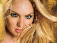 Twarz, Candice Swanepoel, Blondynka