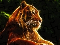 Grafika, Tygrys, 3D