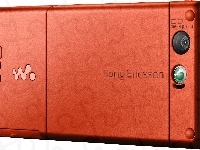 Tył, Sony Ericsson W880i, Czerwony