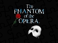 róża, tytuł, Phantom Of The Opera, maska