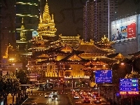 Ulica, Szanghai, Domy, Samochody