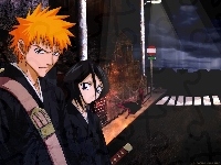 ulica, Bleach, ludzie, motylek