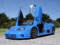 Drzwi, Uniesione, Bugatti EB 110