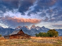 Narodowy, USA, Góry, Teton, Park, Grand, Wyoming