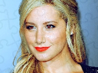 Aktorka, Blondynka, Kobieta, Uśmiech, Ashley Tisdale, Makijaż