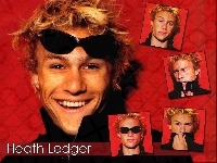uśmiech, Heath Ledger, okulary