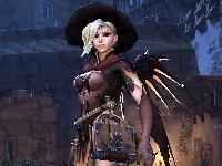 Uzdrowicielka, Angela Ziegler, Gra, Overwatch, Mercy