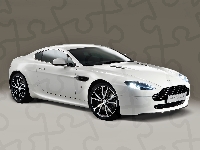 Biały, V8 Vantage, Aston Martin
