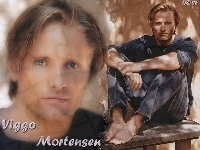 Viggo Mortensen, niebieskie oczy