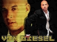 Vin Diesel, czarna marynarka